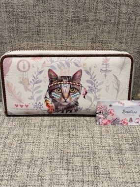Brentano Hippie-Cat Wristlet